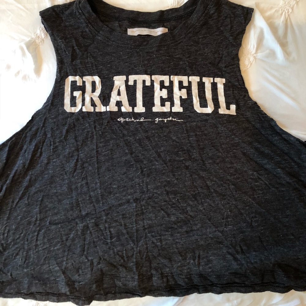 Spiritual gangsta crop tank